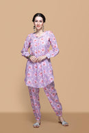 Onion Blossom: Delicate floral Co-Ord set in subtle onion hues for a touch of understated charm.