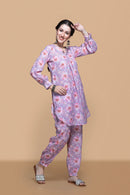 Onion Blossom: Delicate floral Co-Ord set in subtle onion hues for a touch of understated charm.