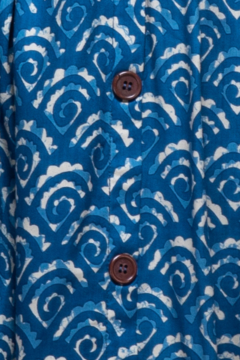 Indigo Blue Swirl Charm Tunic.